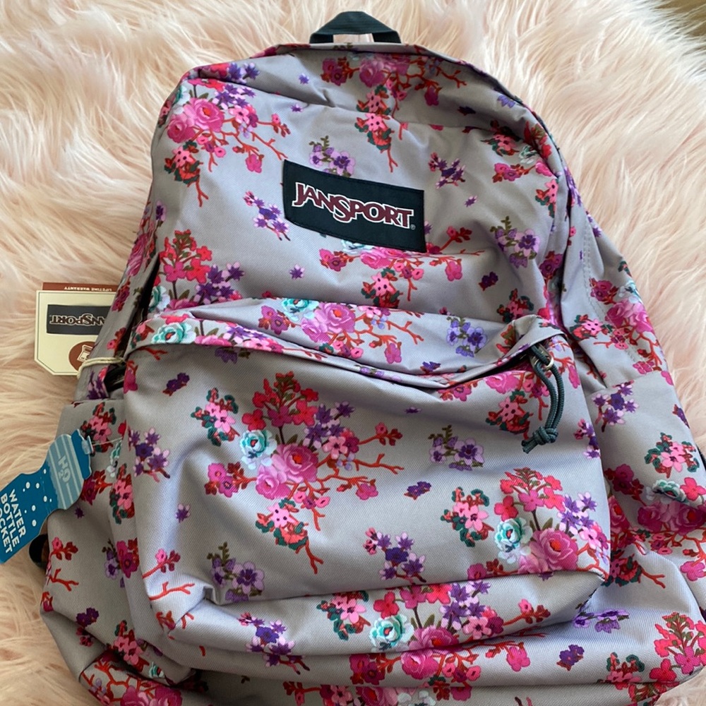 Jansport floral backpack brand new!